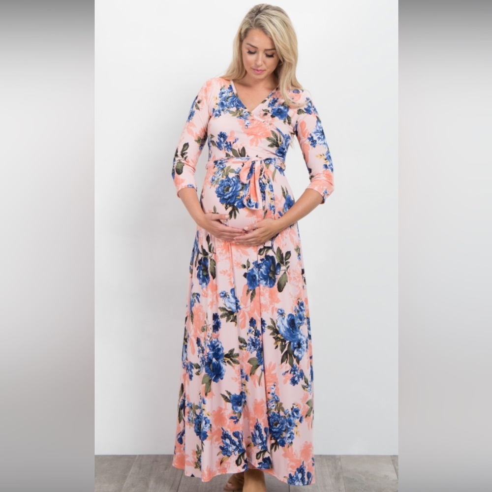 Floral Maxi Dress- Maternity